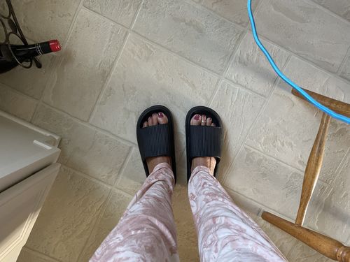 Customer photo review of Original Cushion Slides - Cloud Slides